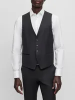 Single-Breasted Waistcoat Virgin-Wool Serge