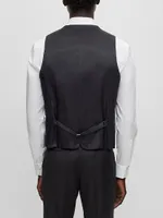 Single-Breasted Waistcoat Virgin-Wool Serge