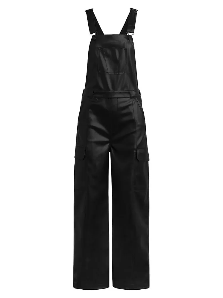 Utility Wide-Leg Overalls