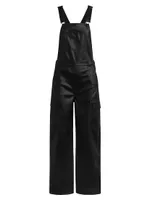 Utility Wide-Leg Overalls