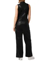 Utility Wide-Leg Overalls