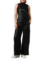 Utility Wide-Leg Overalls