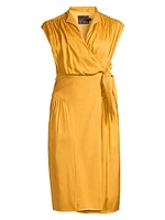 Tammy Linen Wrap Dress