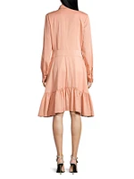 Ruffled Shirtdress