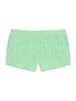 Plage Mini Shorts 4G Cotton Toweling Jacquard