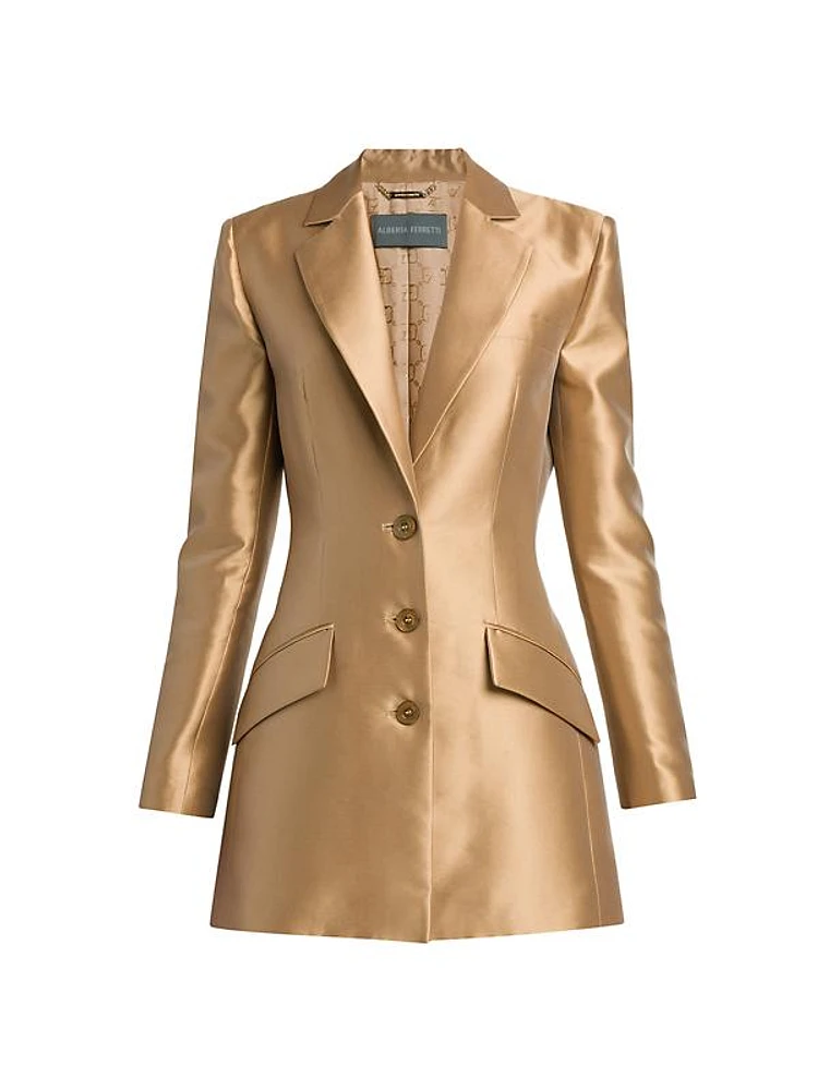 Satin Evening Blazer