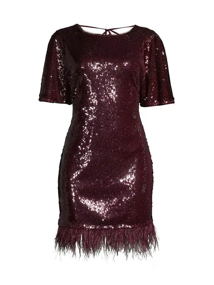 Fringe Sequin Minidress