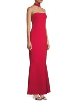 Bonded Crepe Mermaid Gown