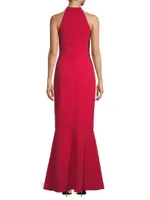 Bonded Crepe Mermaid Gown