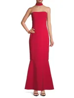 Bonded Crepe Mermaid Gown