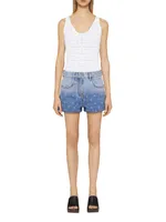 Mini Shorts 4G Denim