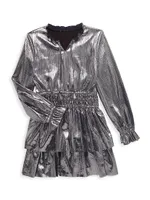 Girl's Metallic Dress