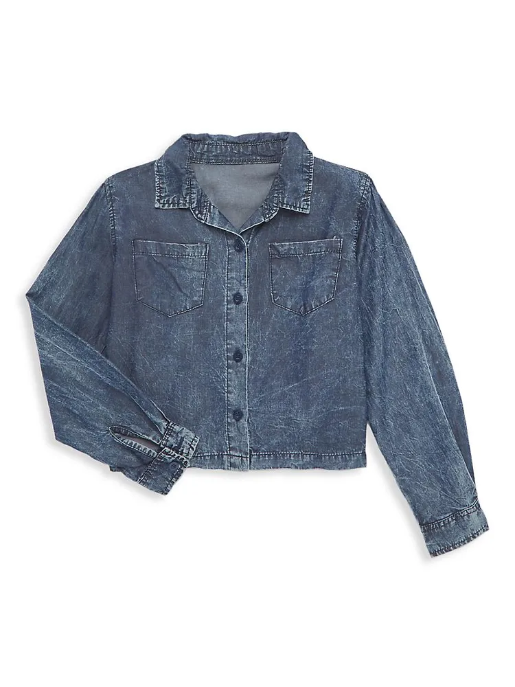 Girl's Denim Top