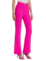 Leah Belted Crepe Pants