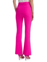 Leah Belted Crepe Pants