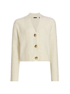 Bouclé Cropped Cardigan