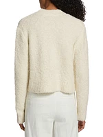 Bouclé Cropped Cardigan