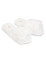 Crisscross Plush Slippers