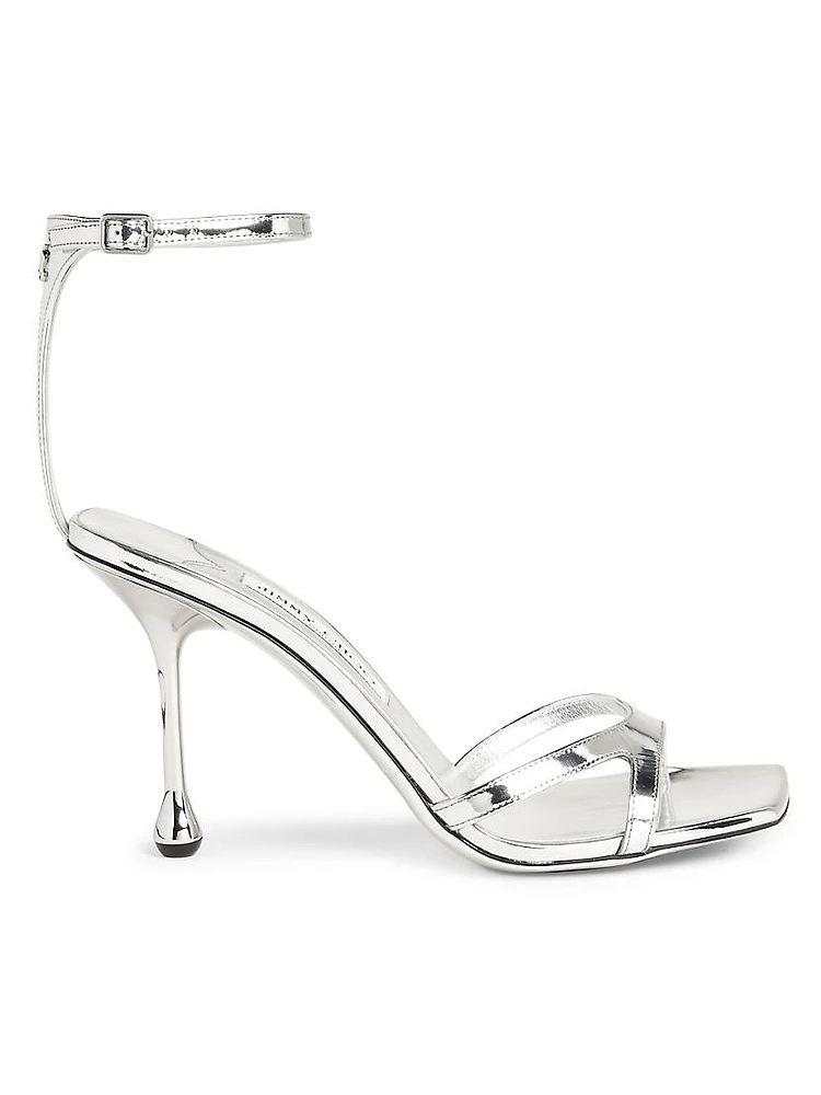 Ixia 95MM Metallic Leather Sandals