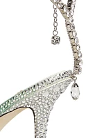 Saeda 100MM Crystal-Embellished Sandals