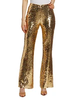 Robo Sequin Mesh Pants