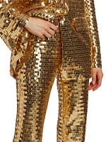 Robo Sequin Mesh Pants