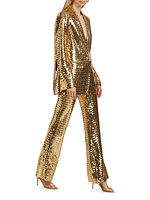 Robo Sequin Mesh Pants