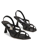 Jess 65MM Leather Sandals