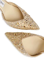 Saeda 100MM Crystal-Embellished Pumps