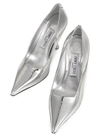 Ixia 95MM Metallic Leather Pumps