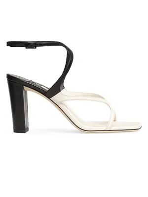 Azie 85MM Colorblocked Leather Sandals