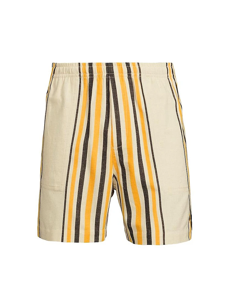 Crane Estate Namesake Striped Shorts