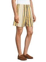 Crane Estate Namesake Striped Shorts