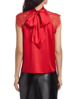 Rachel Stretch-Silk Halter Blouse