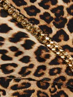 Mia Chain-Embellished Leopard Tank Top