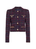 Kristen Cotton-Blend Tweed Jacket