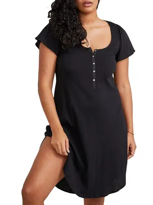 The Pointelle Maternity Nursing Friendly Nightgown