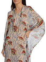 Swimmers Graphic Caftan