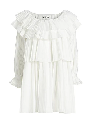 Brunch Pleated Minidress