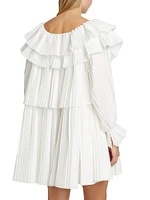 Brunch Pleated Minidress