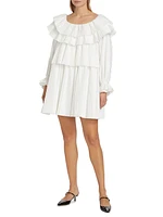 Brunch Pleated Minidress