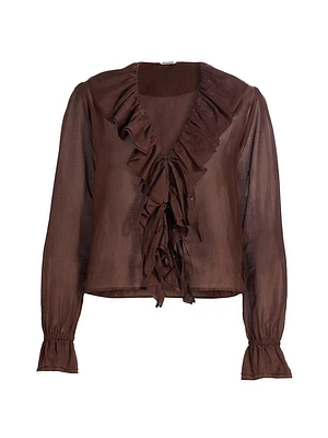 Heartwood Flounce Blouse