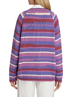 Flynn Striped Cotton Cardigan