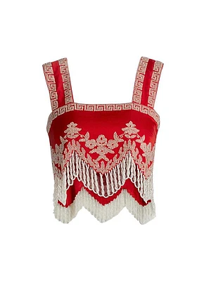 Amrita Fringe Top