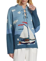 Pinafore Sailboat Sweater