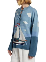 Pinafore Sailboat Sweater