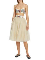 Sunset Lily Sequined & Tulle Skirt