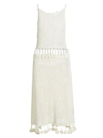 Posy Cotton-Linen Crochet Dress