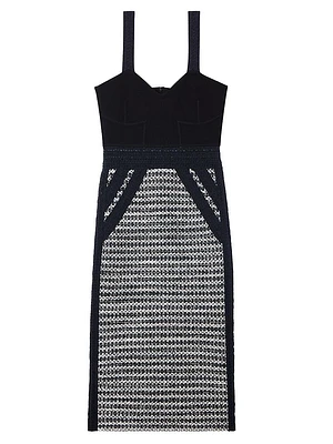 Collection Line Knit Midi-Dress