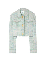 Eyelash Tweed Short Jacket